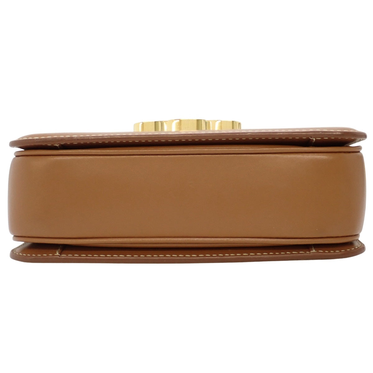 TEEN TRIOMPHE BAG IN CALFSKIN AND TRIOMPHE CANVAS BROWN BEIGE RED