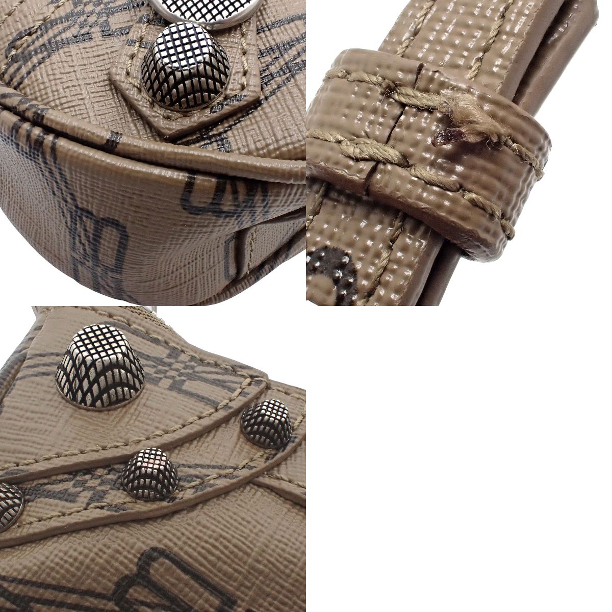 ル・カゴール ミニ レザー ブラウン 695814