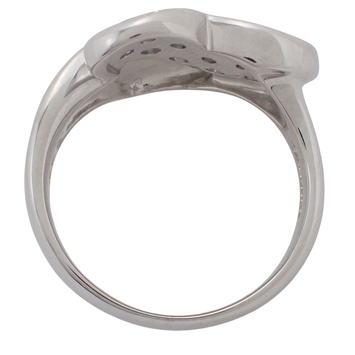 ハートリング ダイヤモンド D0.50 ホワイトゴールド K18WG 12(52)号 8.6g