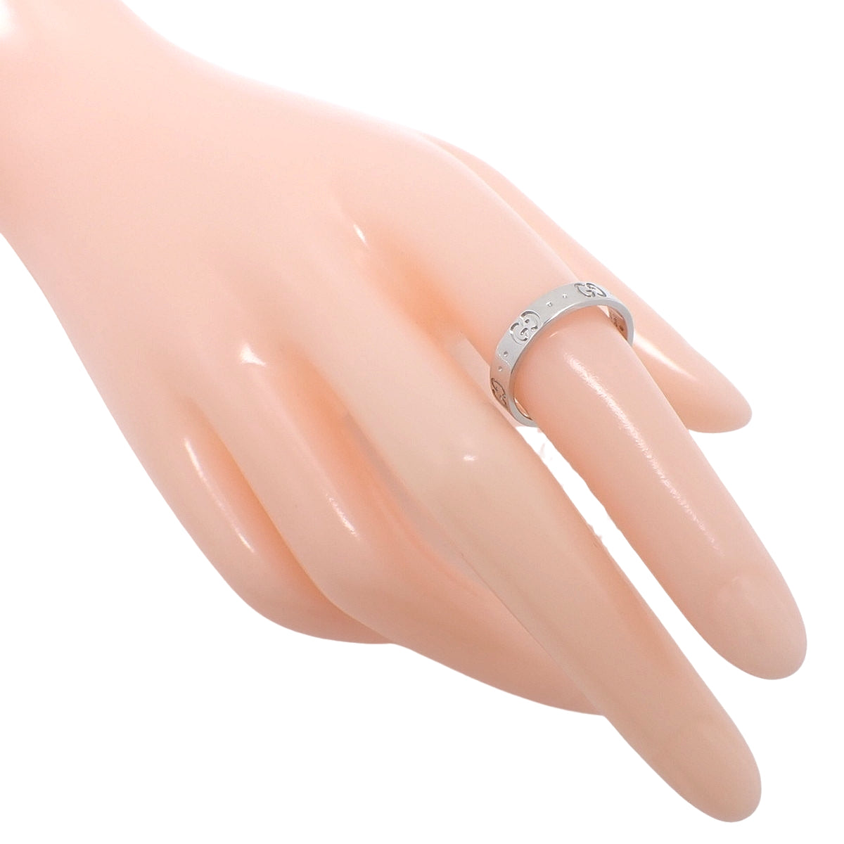 アイコンリング ホワイトゴールド K18WG 14 3.7g