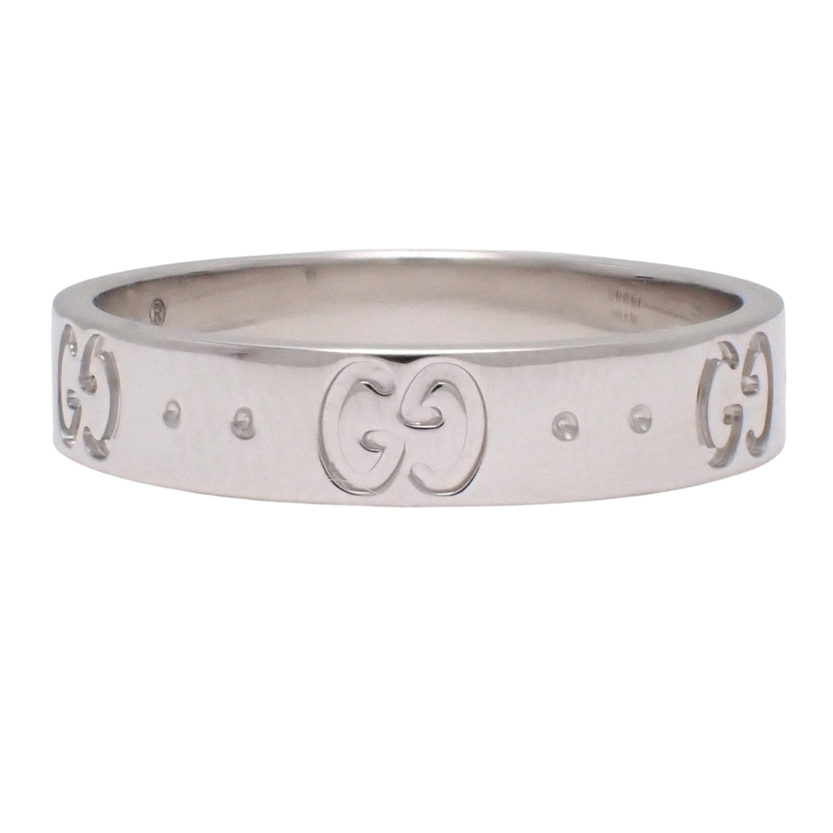 Icon Ring White Gold K18WG 14 3.7g