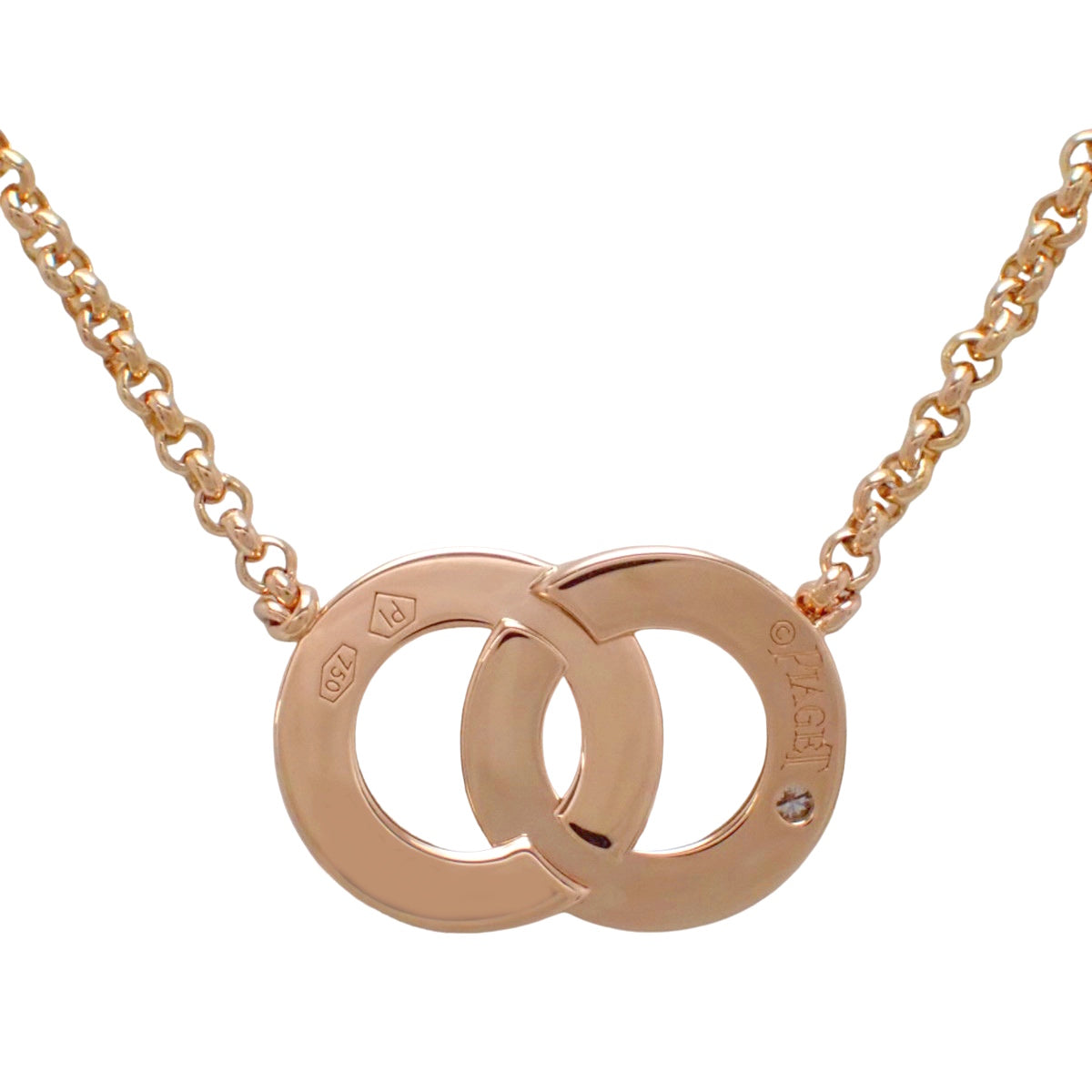 ポセション ネックレス ダイヤモンド ピンクゴールド K18PG 10.8g