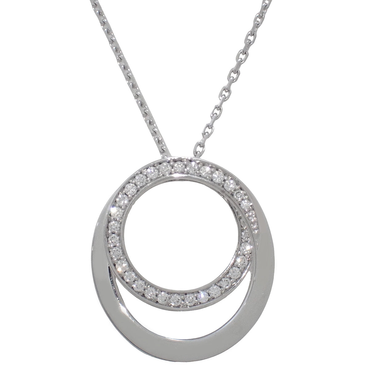 エタンセル ドゥ カルティエ ネックレス ダイヤモンド ホワイトゴールド K18WG 5.9g