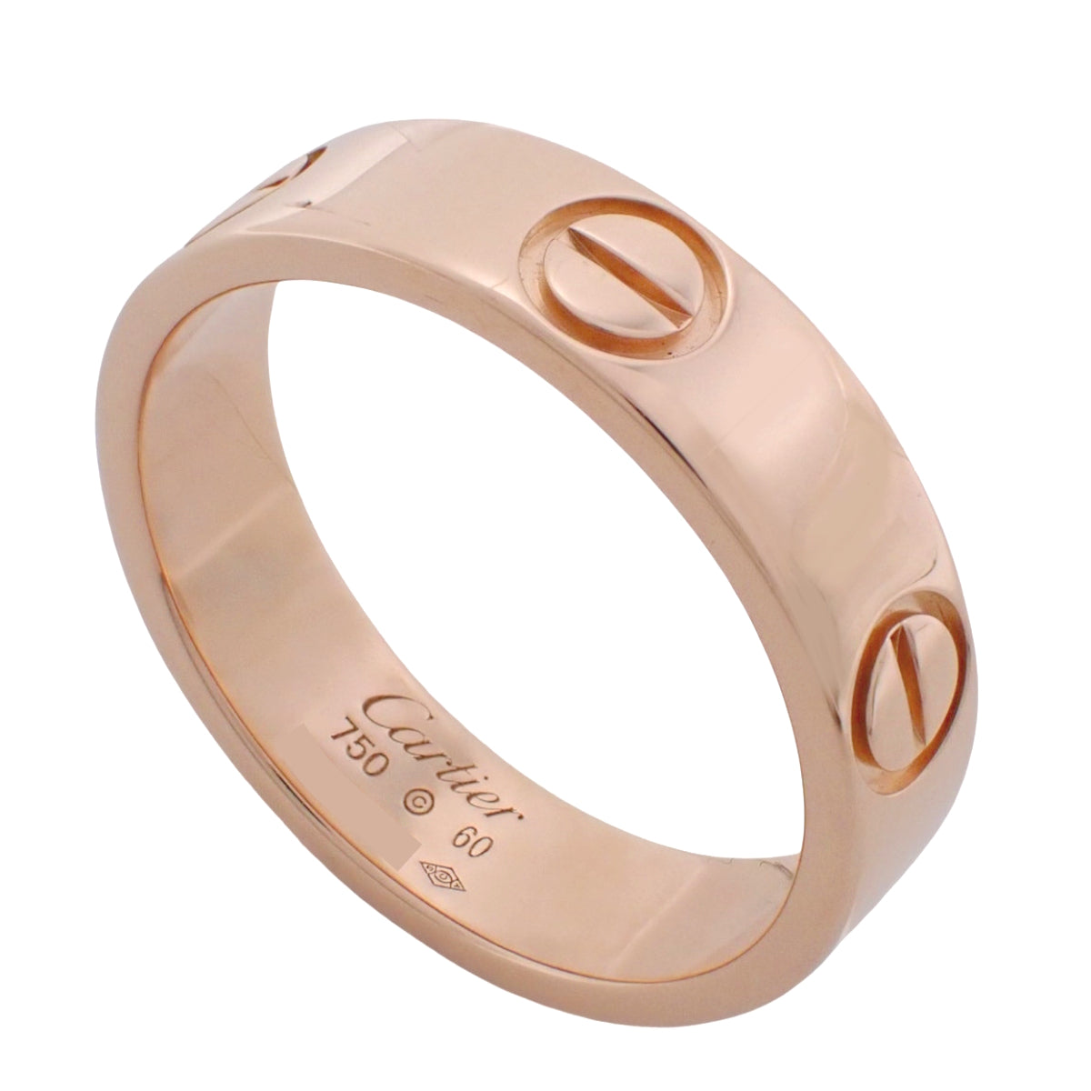 LOVE リング ピンクゴールド K18PG 7.4g