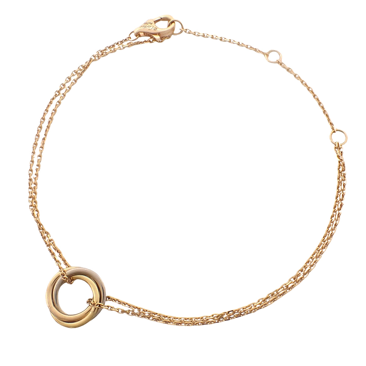 トリニティ ブレスレット K18WG K18PG K18YG 2.3g