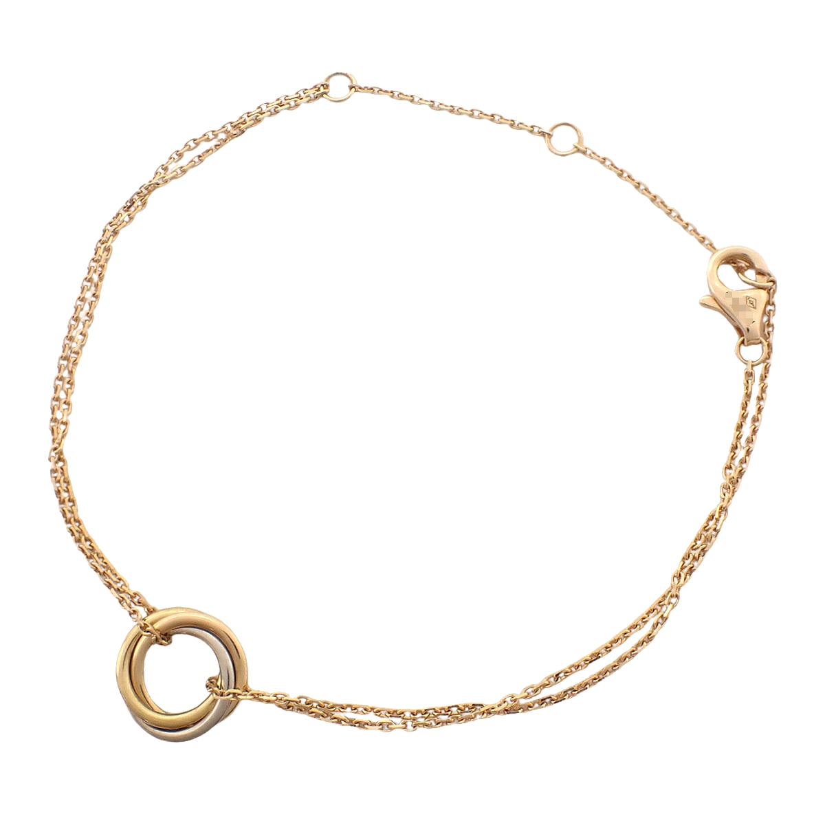 トリニティ ブレスレット K18WG K18PG K18YG 2.3g