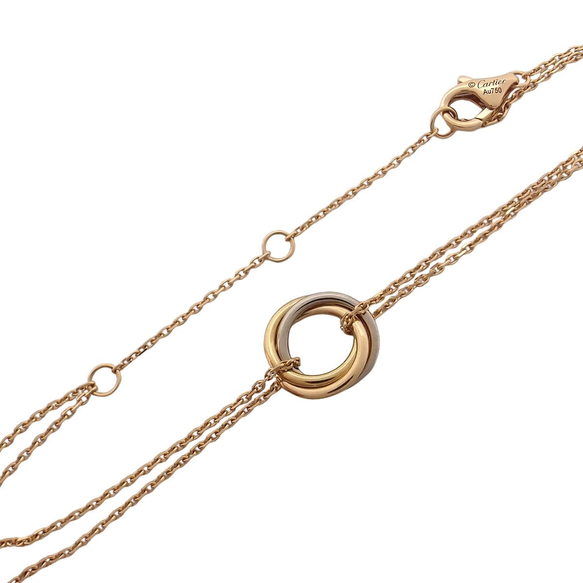 トリニティ ブレスレット K18WG K18PG K18YG 2.3g