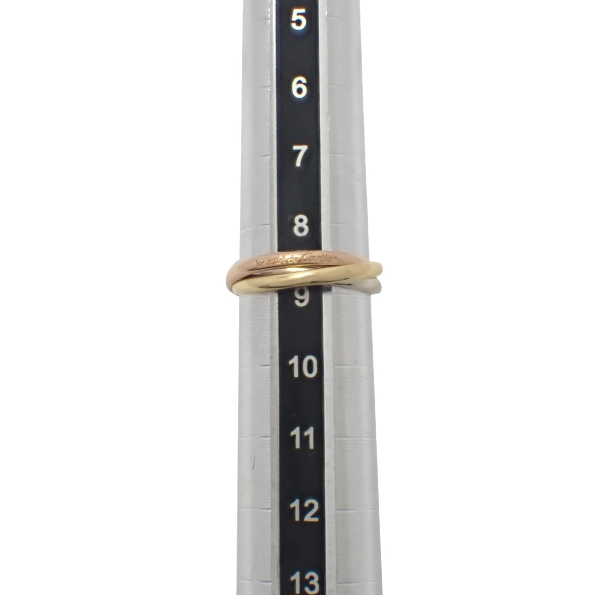 les must de Cartier トリニティ リング イエローゴールド K18 YG PG WG 3.1g