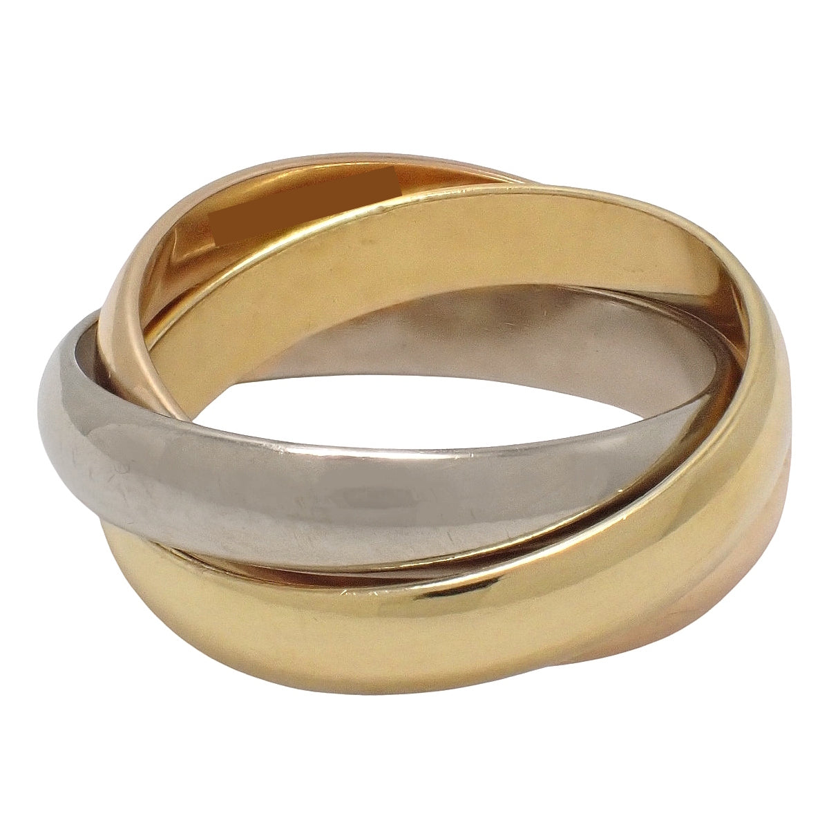 les must de Cartier Trinity Ring K18YG K18PG K18WG 7.1g