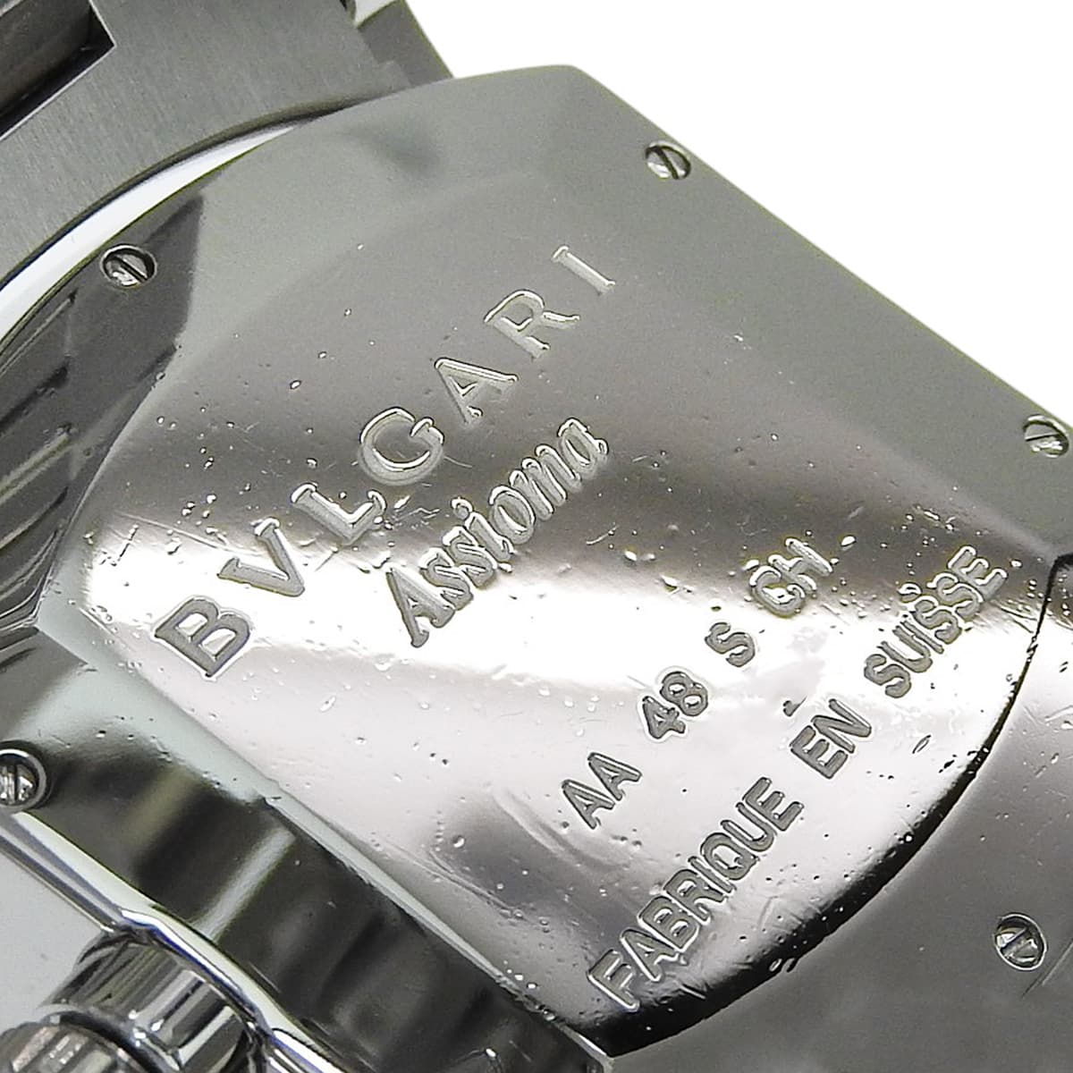 アショーマ クロノグラフ AA48SCH SS グレー 自動巻き メンズ