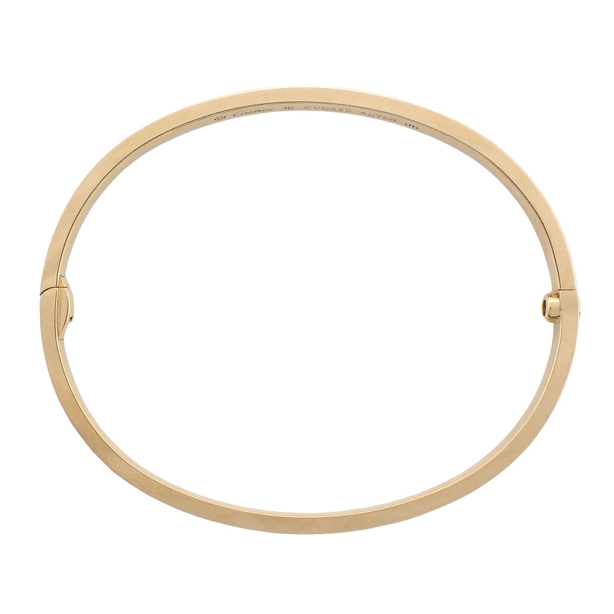 LOVEブレスレット スモール イエローゴールド K18YG 16 18.0g