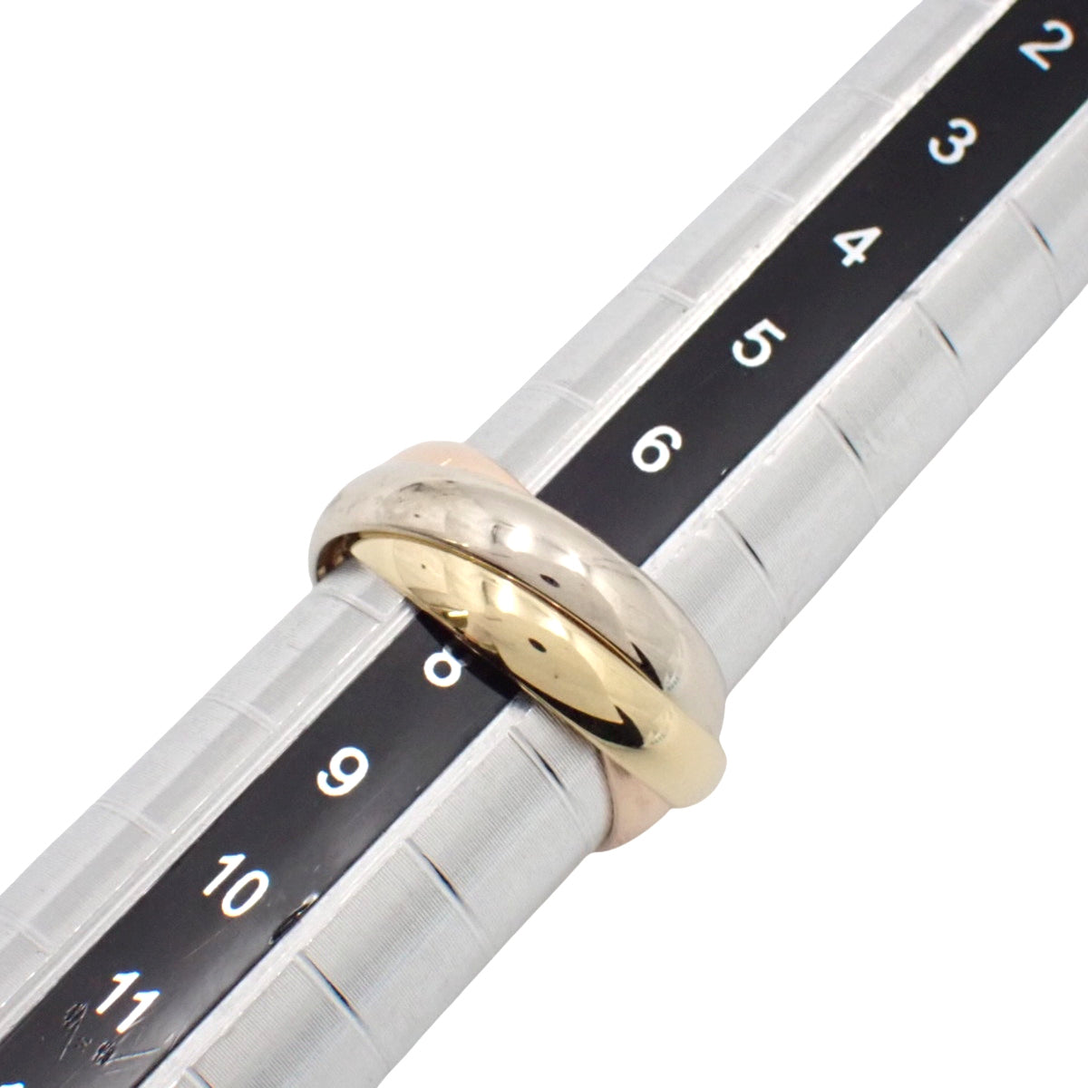 les must de Cartier Trinity Ring Yellow Gold K18YG White Gold K18WG Pink Gold K18PG 47 6.0g
