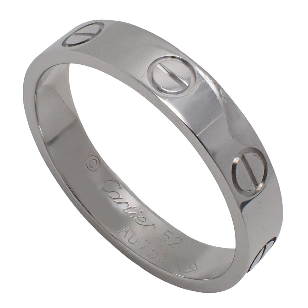 LOVE 戒指 小号款 白金 K18WG 52 3.3克