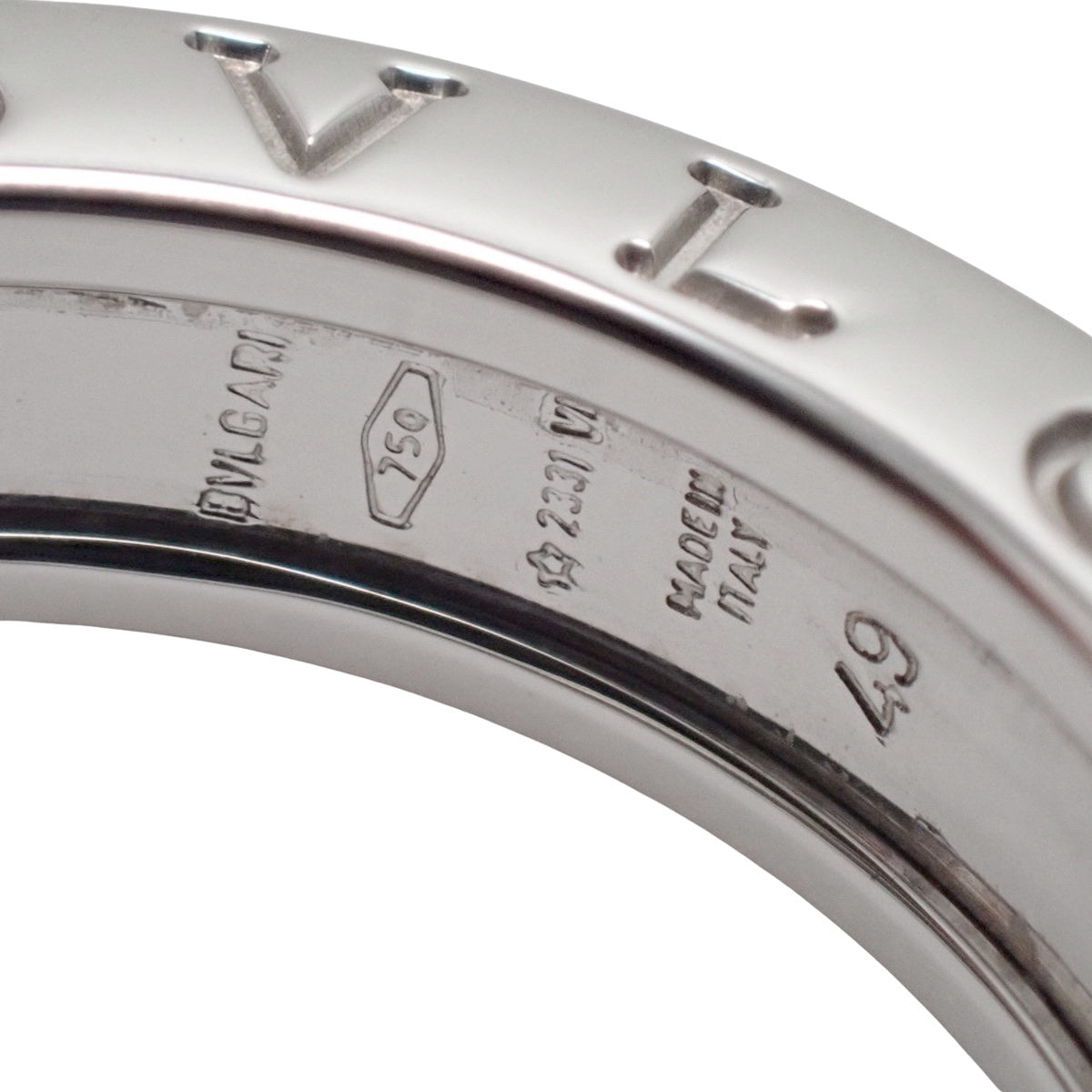 B.zero1 Ring White Gold K18WG 49 5.8g B-zero1