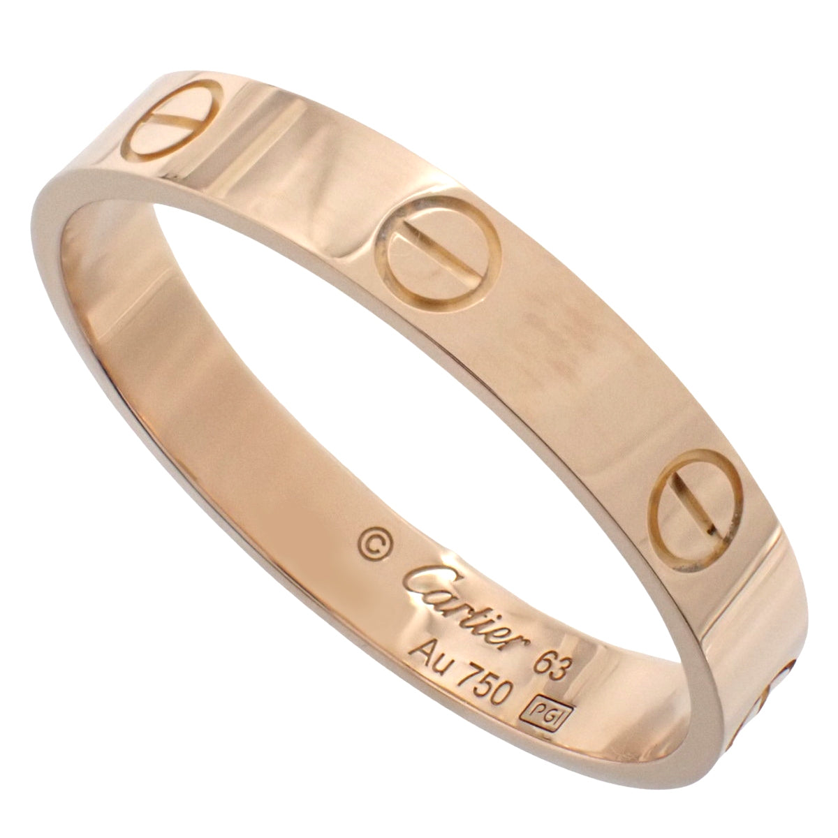 LOVEリング スモールモデル ピンクゴールド K18PG 22(62)号 4.0g