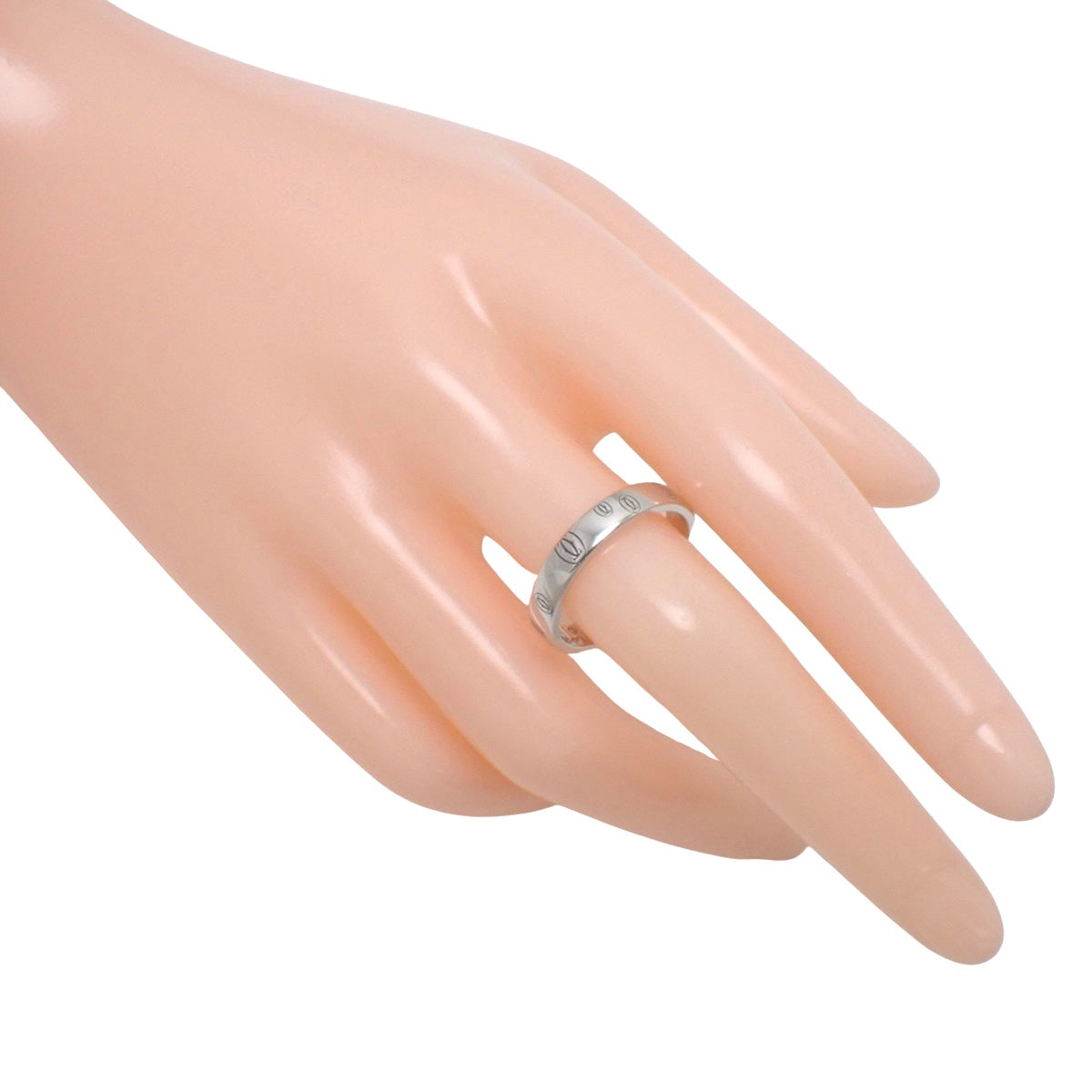 ハッピーバースデー リング ホワイトゴールド K18WG 59 5.7g