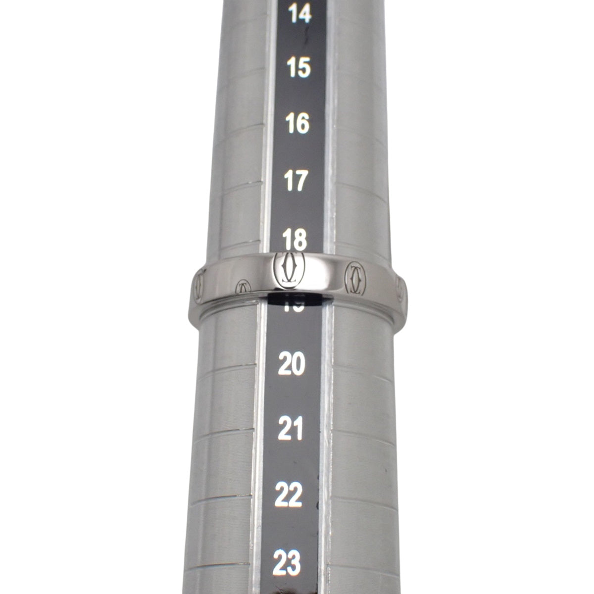 Happy Birthday Ring, White Gold (K18WG), Size 59, 5.7g