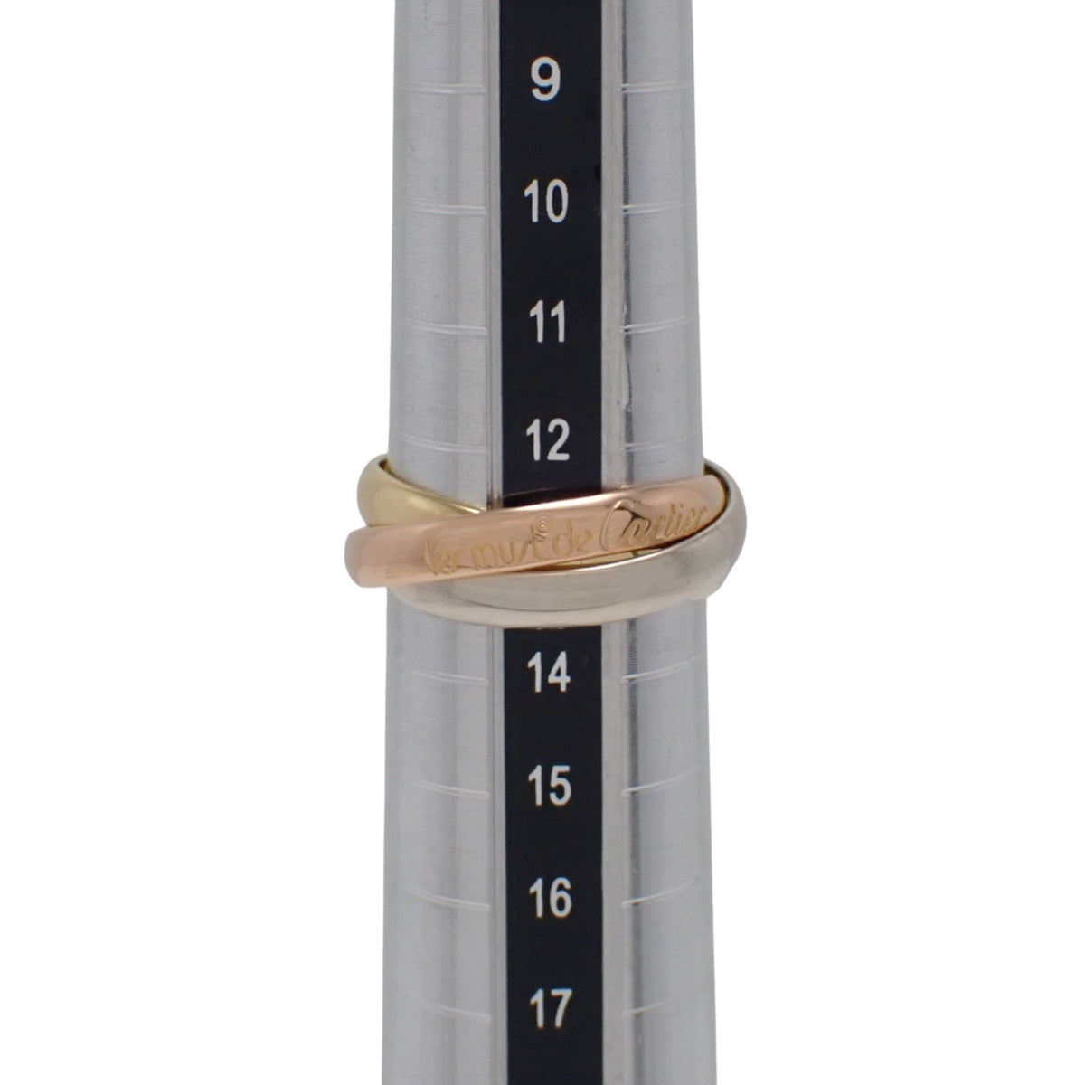 les must de Cartier トリニティ リング K18YG/PG/WG 53 7.3g