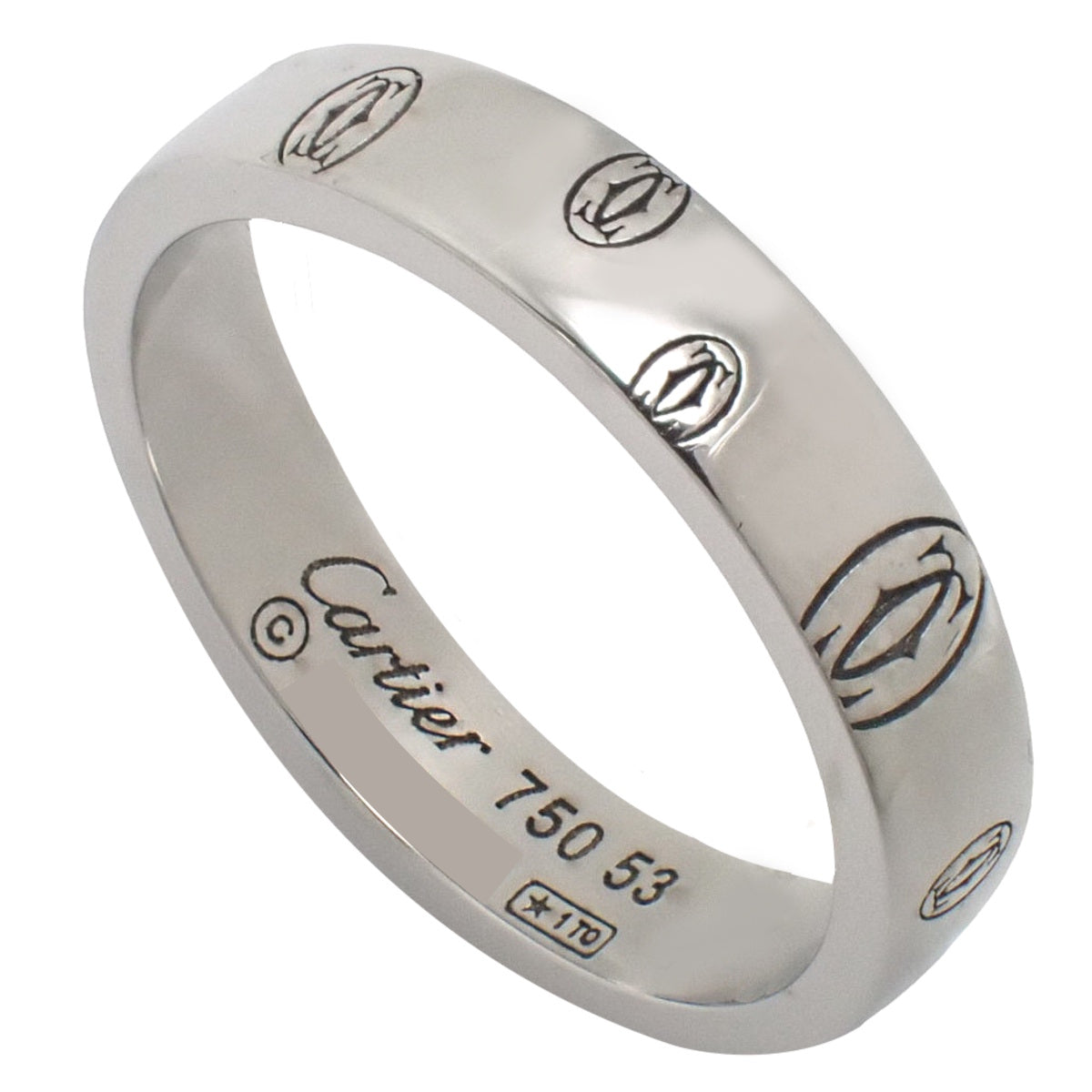 ハッピーバースデー リング ホワイトゴールド K18WG 53 5.3g