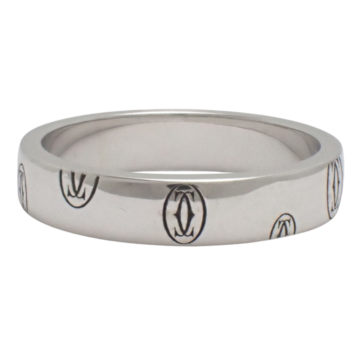 Happy Birthday Ring, White Gold (K18WG), Size 53, 5.3g