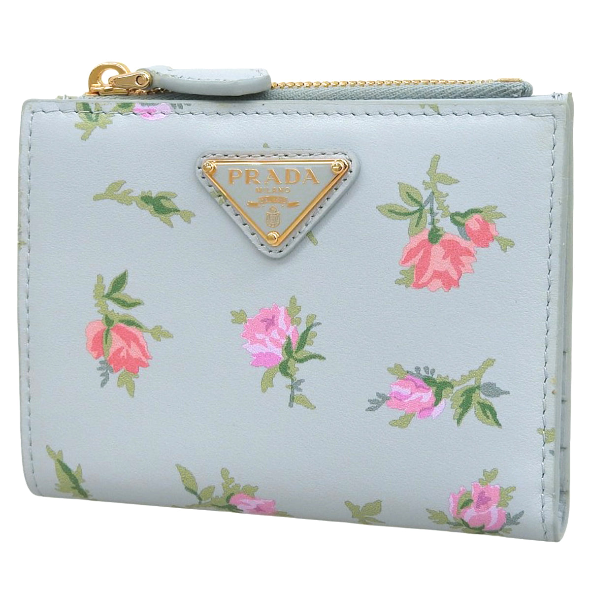 トライアングル フラワー ウォレット レザー DAINO BOX MORO 1ML050