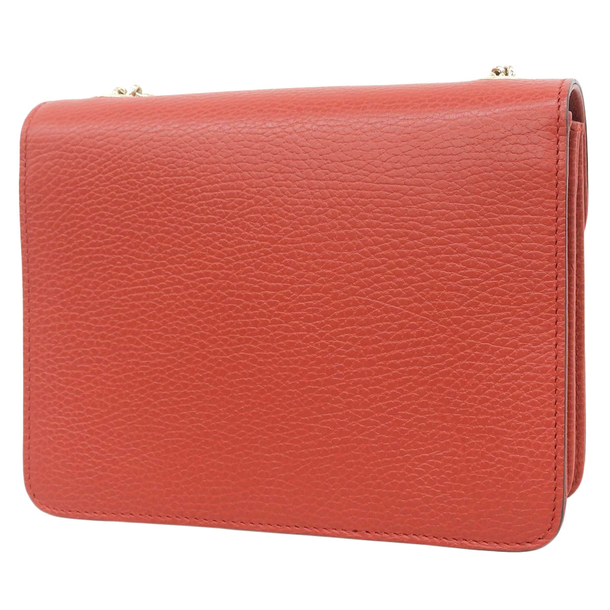 インターロッキングG チェーンショルダーバッグ レザー レッド 510304