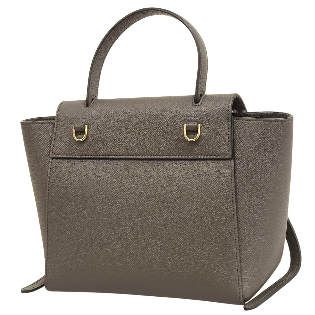 ベルトバッグ ナノ グレインカーフレザー グレー