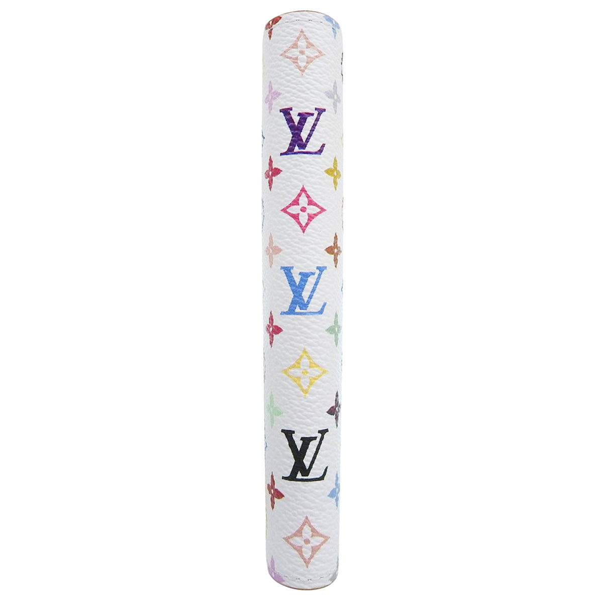 Monogram Multicolore LV x TM Couverture Passport Cover, Monogram Multicolore, White, Multicolore, M14178, Takashi Murakami Collaboration