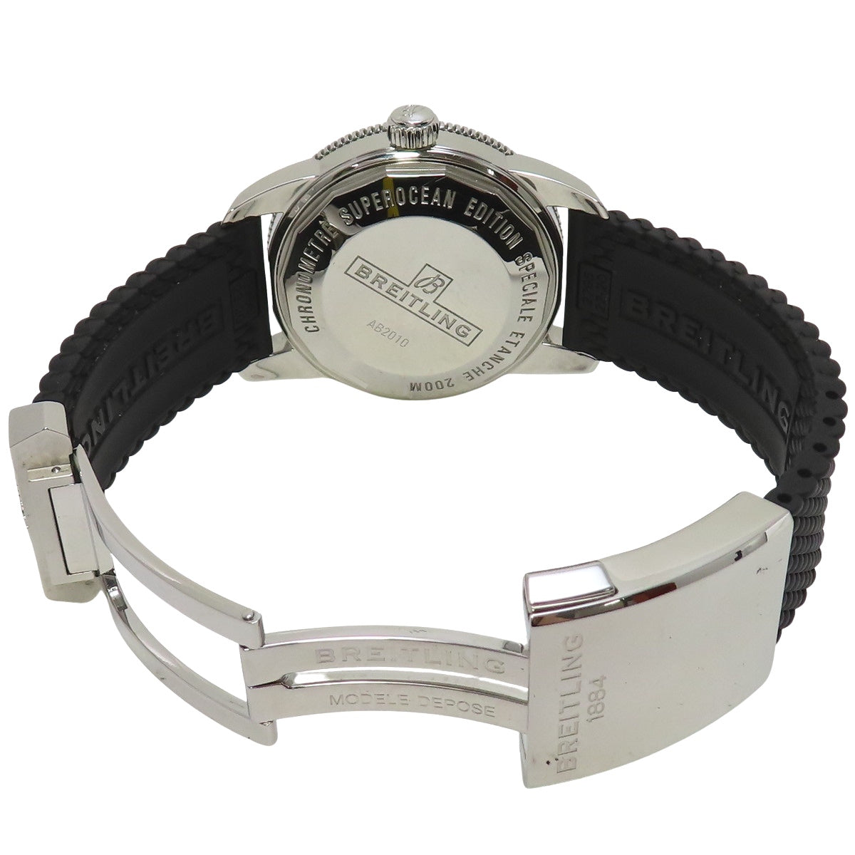 Superocean Heritage 42 AB2010 SS/Rubber Black Automatic Men's