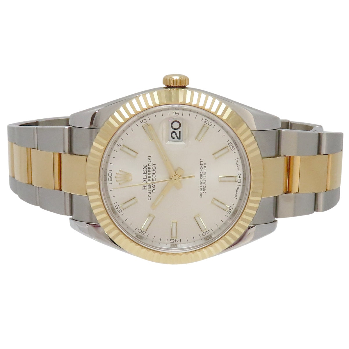 Datejust 41 126333 YG/SS 随机编号银色自动男士腕表