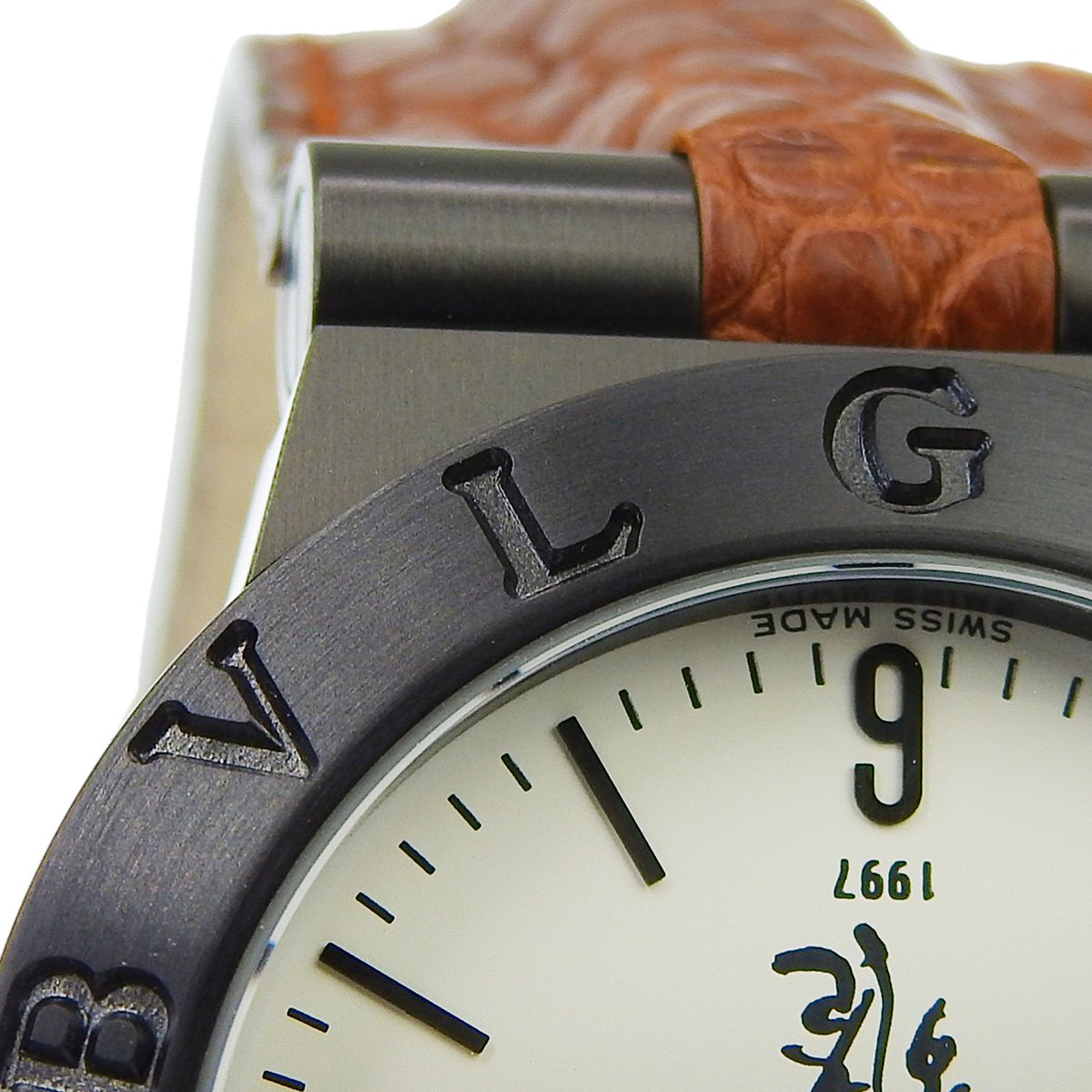 Diagono Sport Hong Kong Handover Commemorative Limited Edition LC35S SS/Leather White Automatic Men's