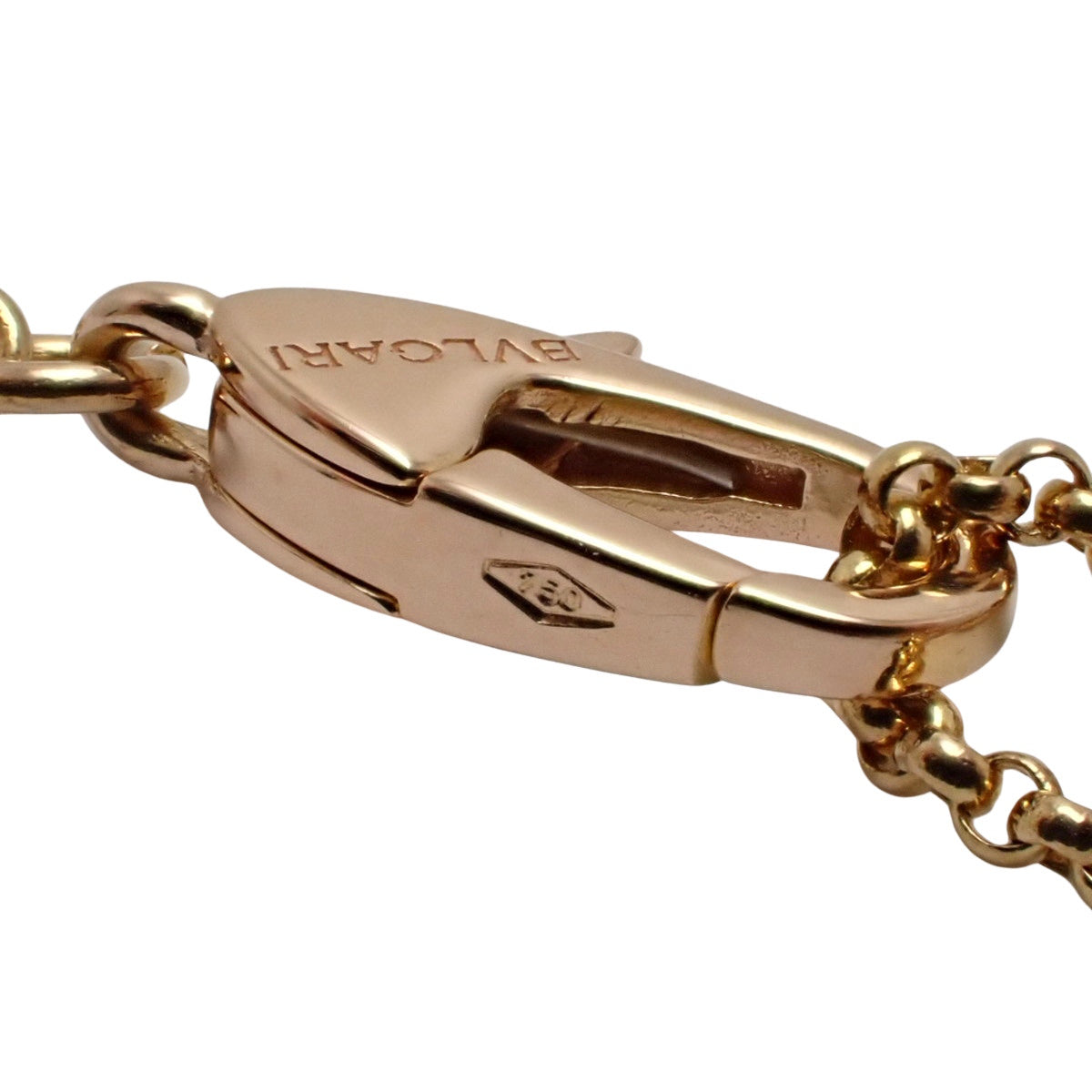 B.zero1 Necklace Pink Gold K18PG Bronze Ceramic 6.9g