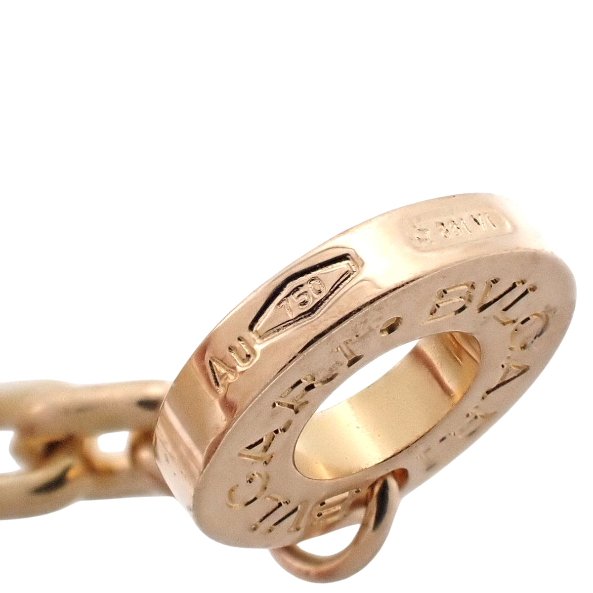 B.zero1 Necklace Pink Gold K18PG Matte Ceramic 26.0g