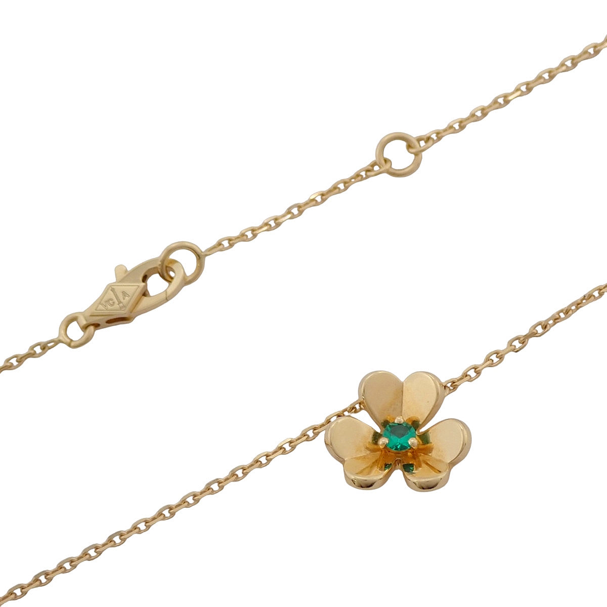 フリヴォル ペンダント ミニモデル エメラルド イエローゴールド K18YG 3.2g