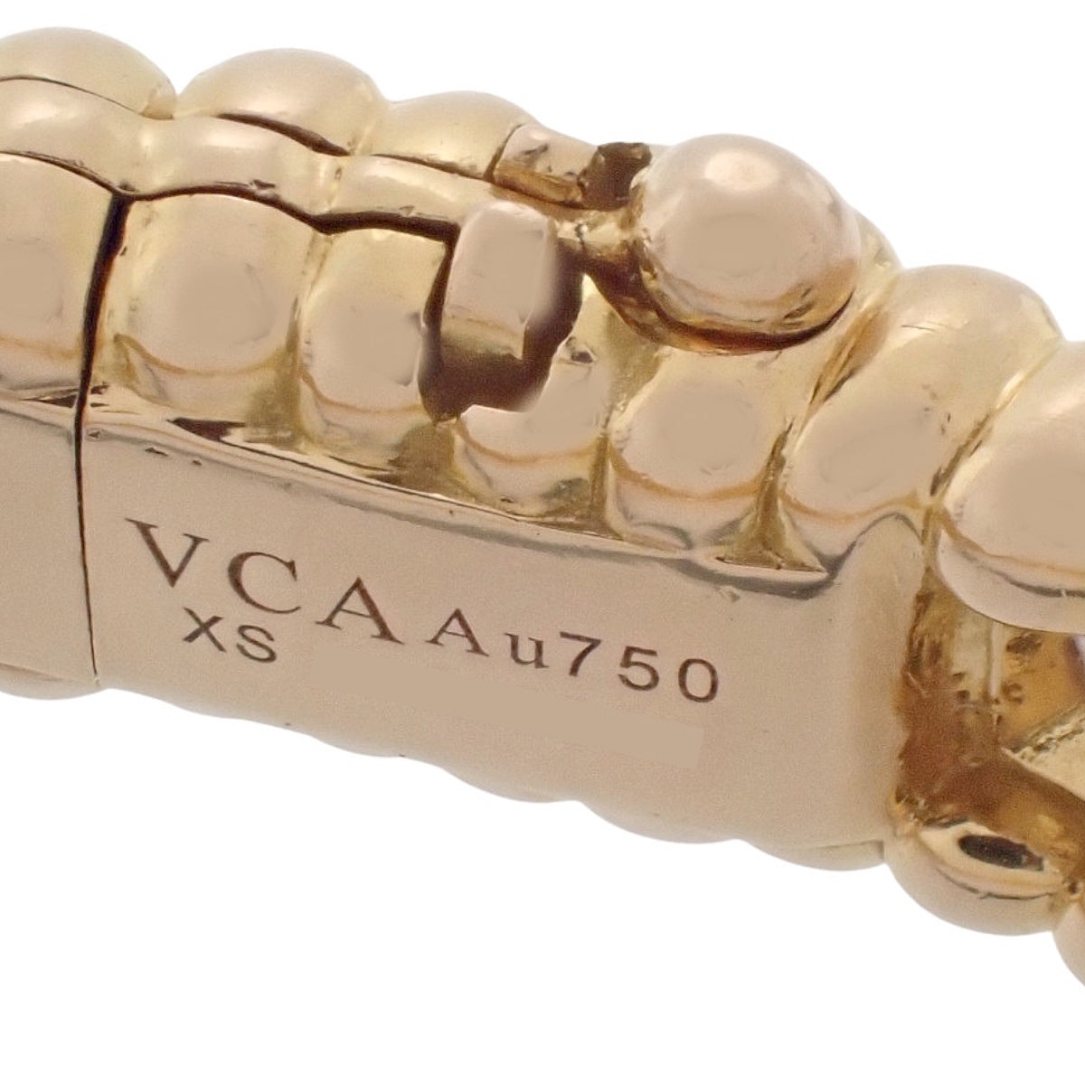 ペルレ ダイヤモンド ブレスレット ダイヤモンド イエローゴールド K18YG XS 21.5g