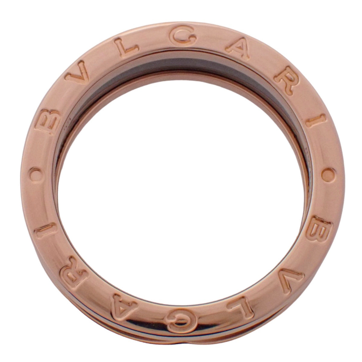 B.zero1 Ring Pink Gold K18PG Ceramic CE 58 8.6g B-zero1
