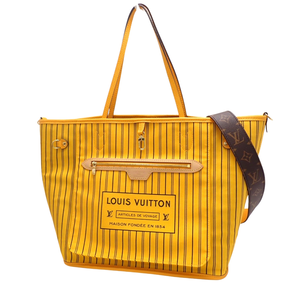 モノグラム ネヴァーフル･インサイドアウトMM ジョーヌ サフラン M11947