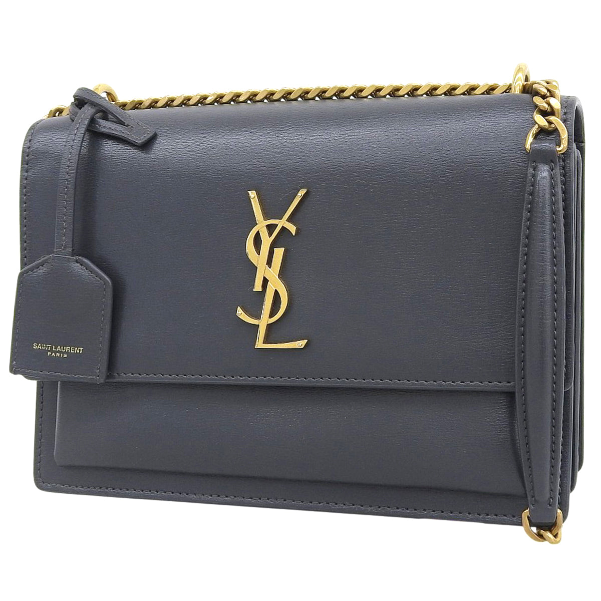 サンセット ミディアム スムースレザー グレー 442906