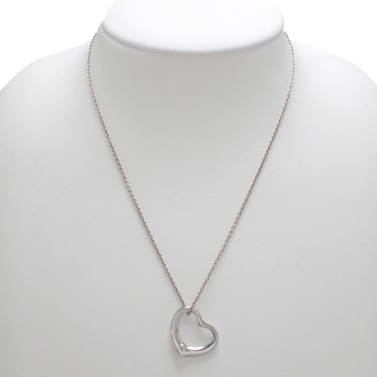 镂空心形吊坠，纯银 SV925