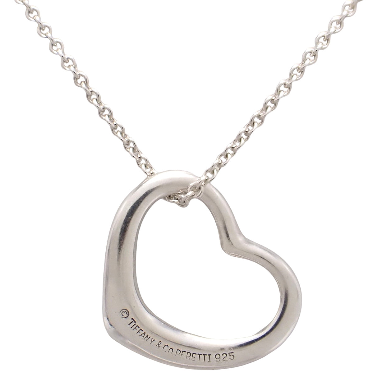 オープンハート ペンダント シルバー SV925