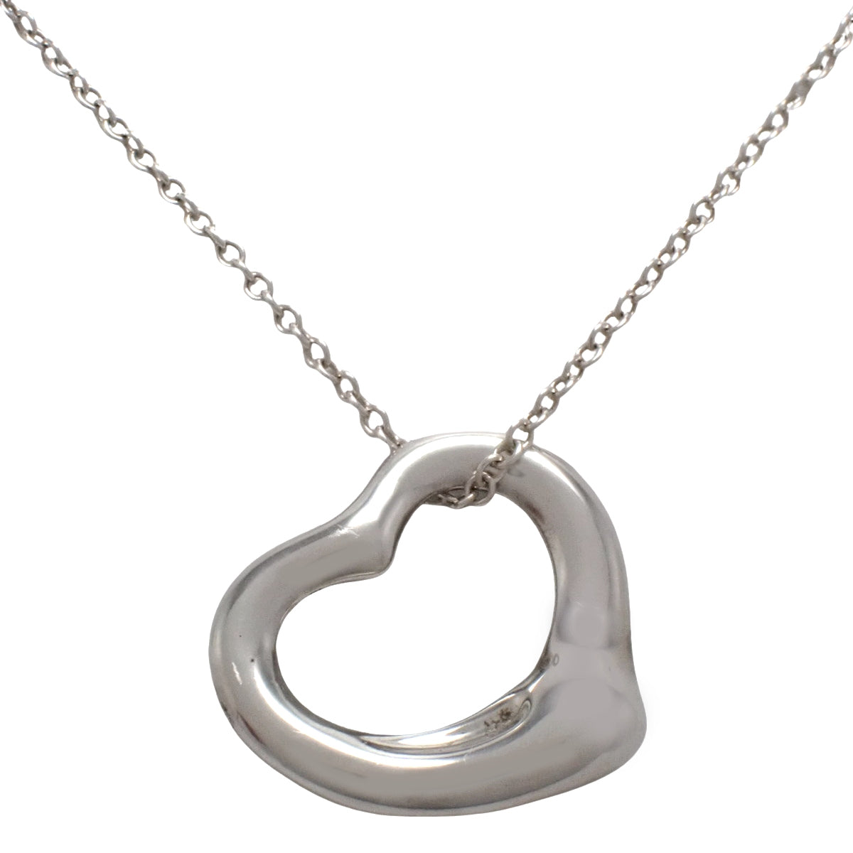 Open Heart Pendant Silver SV925