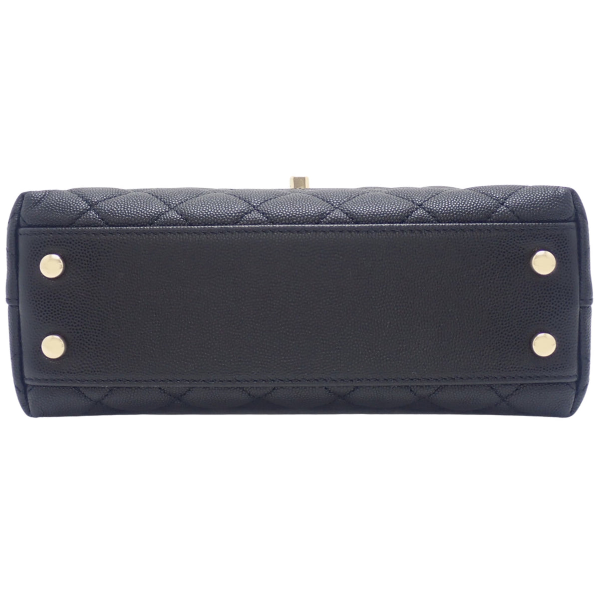 Matelasse Coco Handle XS Caviar Skin Black A92990