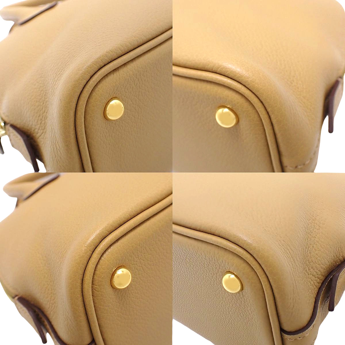 ボリード1923ミニ K刻印 エバーカラー ビスキュイ ゴールド金具