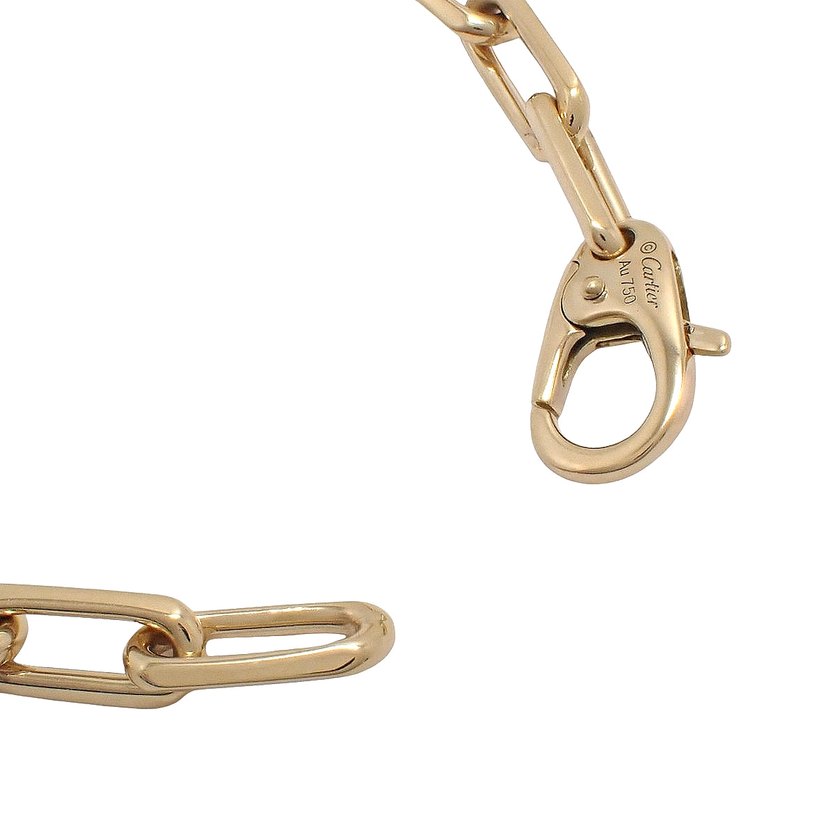 サントス ドゥ カルティエ ブレスレット ミディアムモデル イエローゴールド K18YG 18.2g