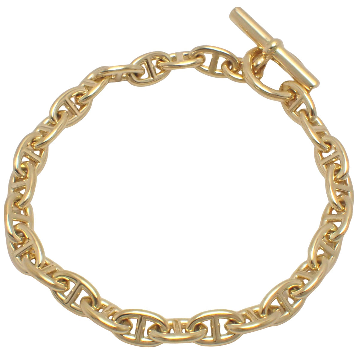 シェーヌダンクルブレスレットTPM イエローゴールド K18YG 21.3g