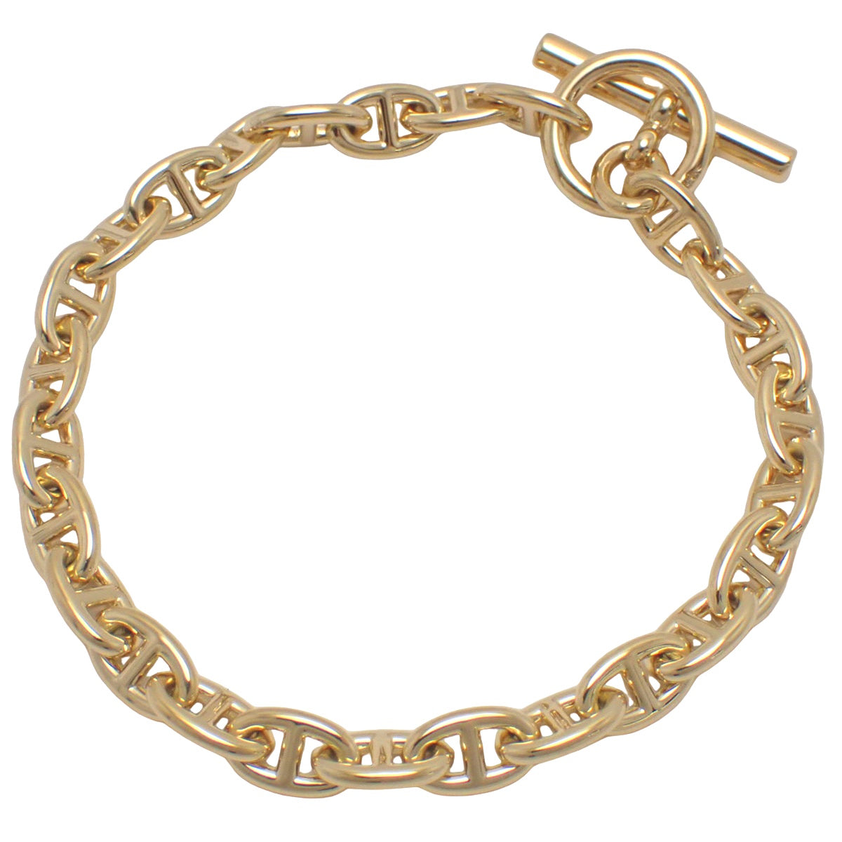 シェーヌダンクルブレスレットTPM イエローゴールド K18YG 21.3g