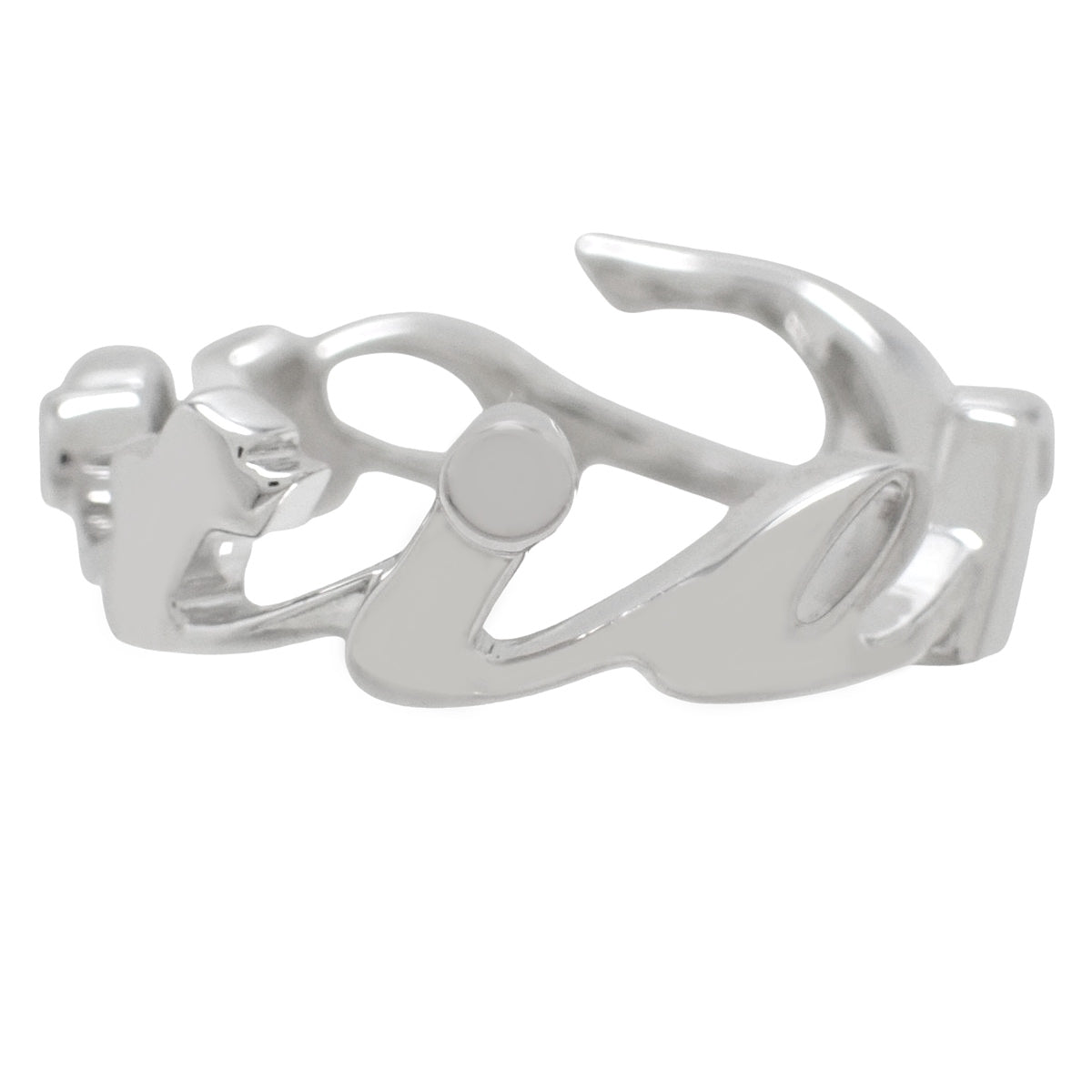 Signature Ring, White Gold, K18WG, 51, 4.8g