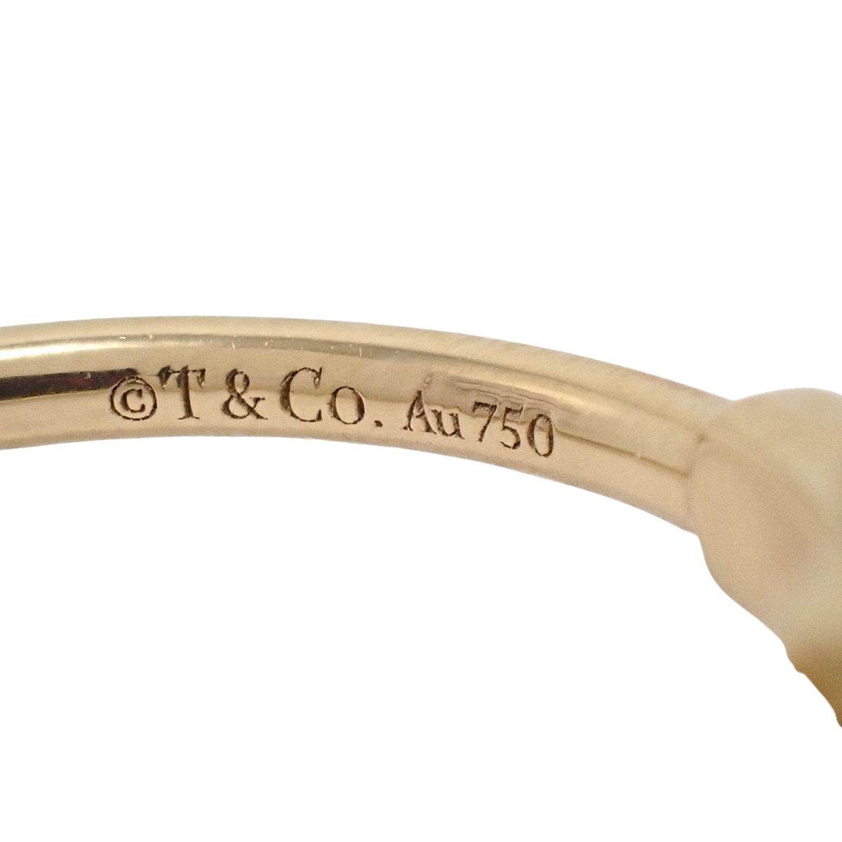 ダイヤモンド ワイヤー リング ダイヤモンド イエローゴールド K18YG 18(58)号 2.8g