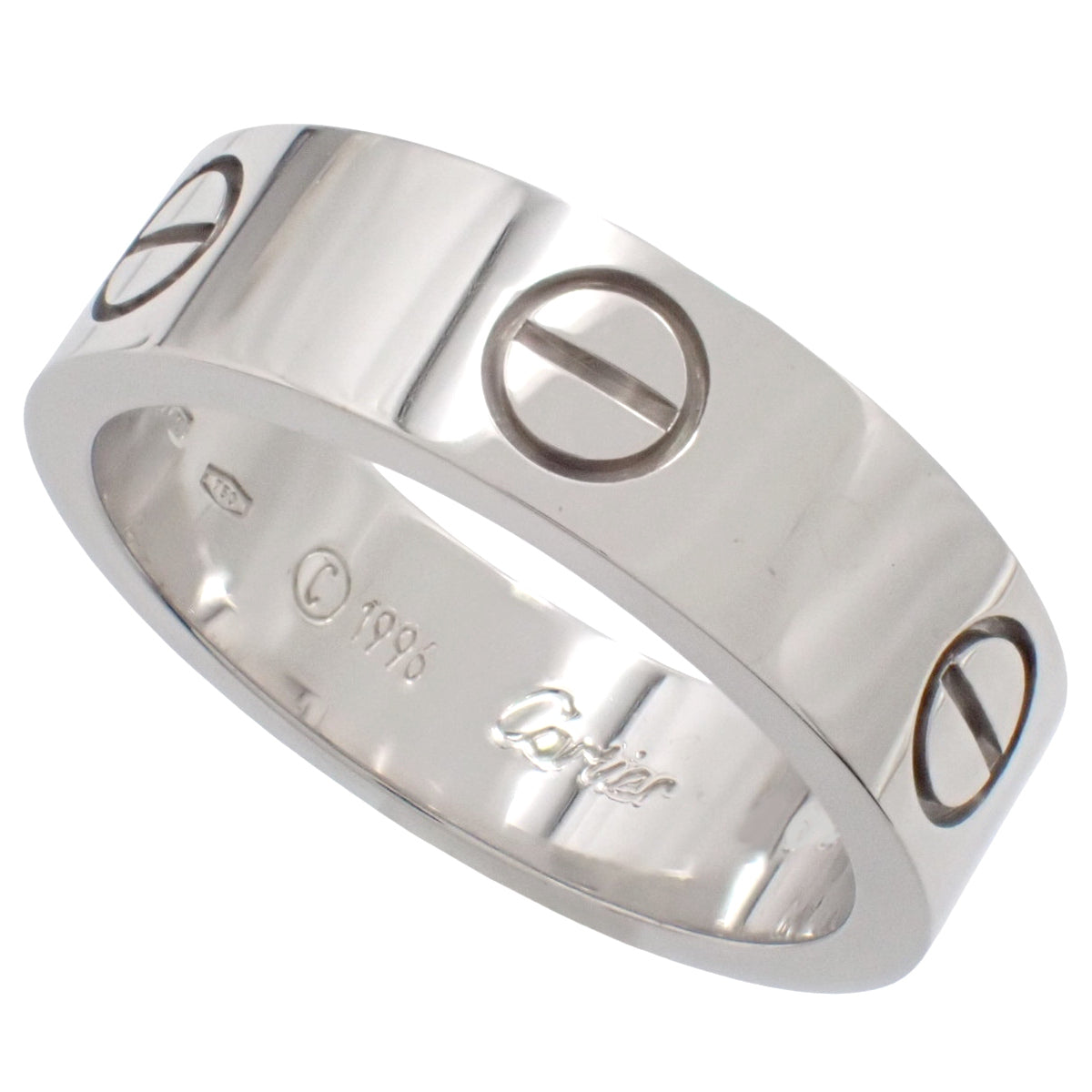 LOVEリング クラスックモデル ホワイトゴールド K18WG 53 8.9g