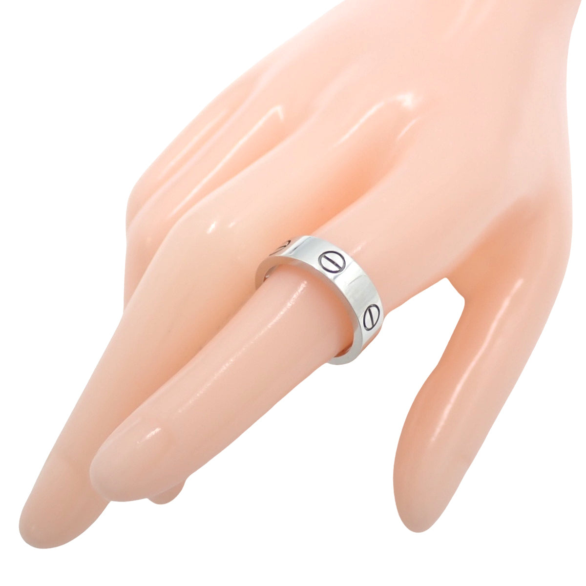 LOVEリング クラスックモデル ホワイトゴールド K18WG 53 8.9g